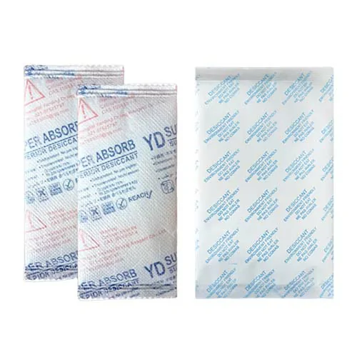 Calcium chloride desiccant packets