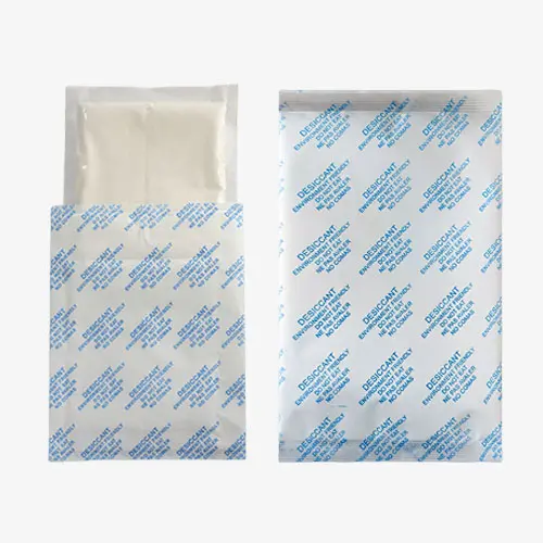 Calcium chloride desiccant pouches